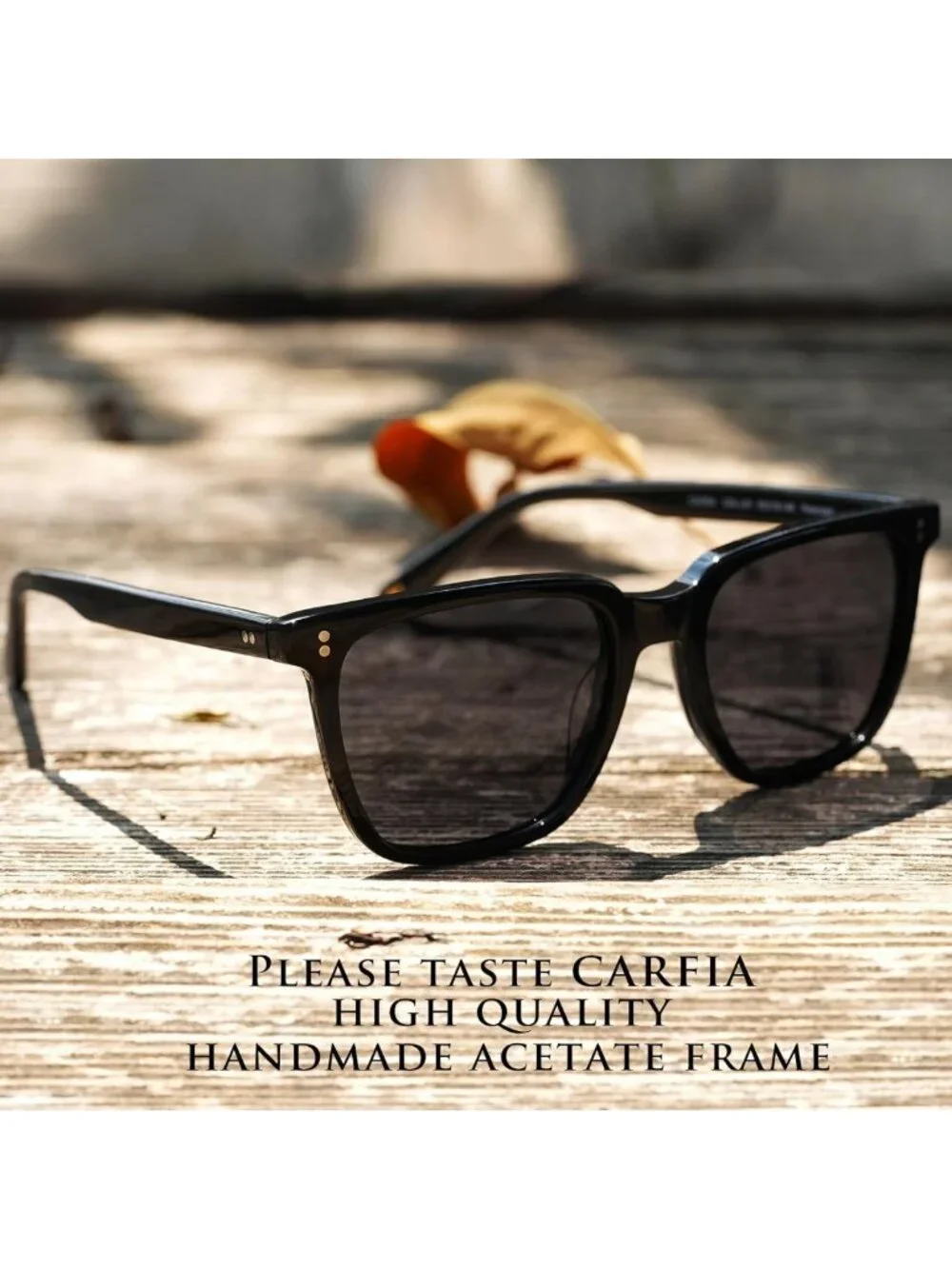 Classic Retro Square Polarized Sunglasses for Men - UV400 Protection Driving